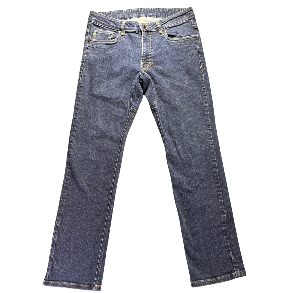 Stio Men's Rivet Dark Wash Straight Leg Denim Jeans Size 32x30